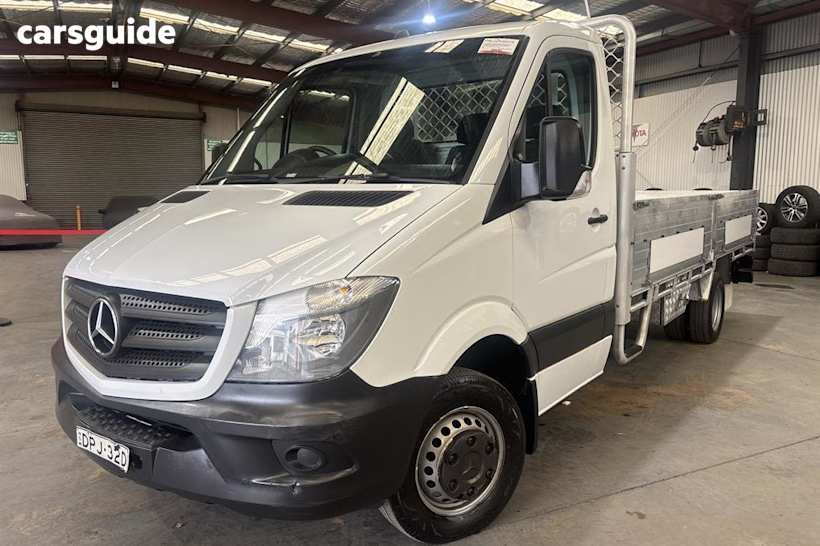 White 2017 Mercedes-Benz Sprinter Ute Tray 516CDI