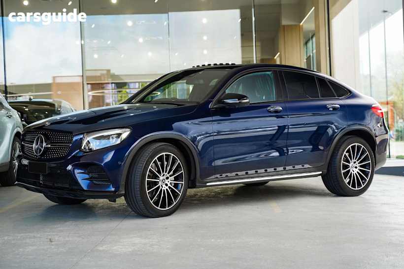 Blue 2018 Mercedes-Benz GLC250 Coupe
