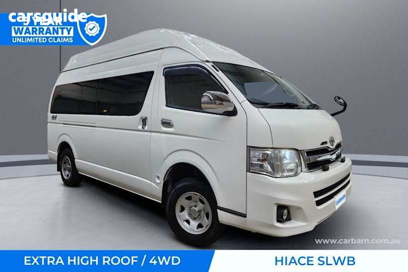 White 2013 Toyota HiAce Commercial DX