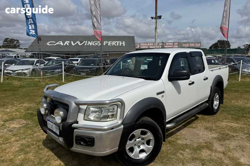White 2008 Ford Ranger Dual Cab Pick-up Xl (4X4)