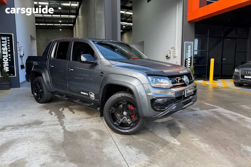 Grey 2021 Volkswagen Amarok Dual Cab Utility Tdi580 W580S 4Motion