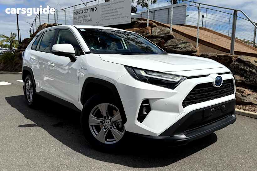 White 2024 Toyota RAV4 SUV GX F