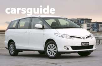 White 2014 Toyota Tarago Wagon Ultima V6
