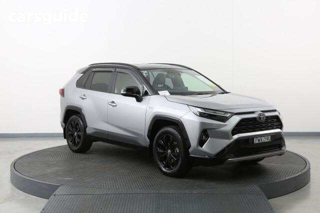 Silver 2024 Toyota RAV4 Wagon Xse (2Wd) Hybrid Premium Paint