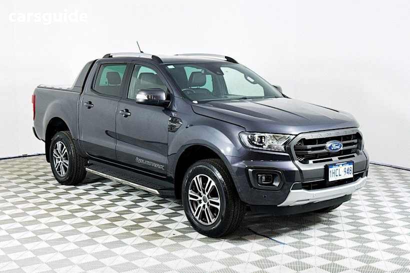 Grey 2020 Ford Ranger Double Cab Pick Up Wildtrak 2.0 (4X4)