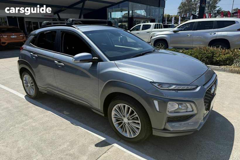 Silver 2018 Hyundai Kona Wagon Elite