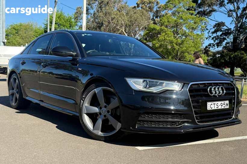 Black 2013 Audi A6 Sedan F