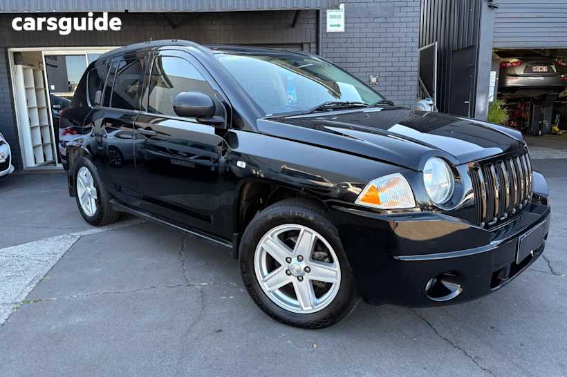 Black 2008 Jeep Compass SUV SPORT