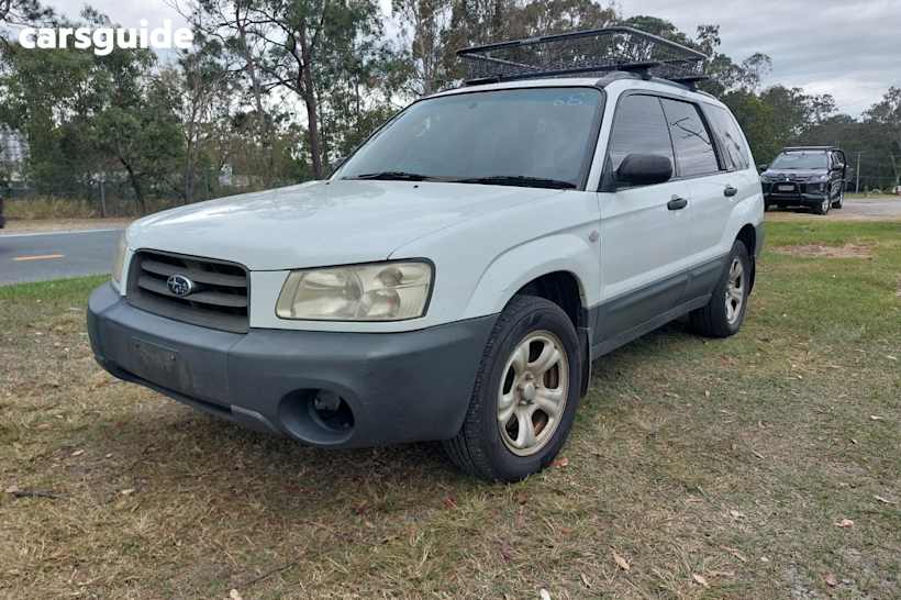 White 2003 Subaru Forester Wagon X