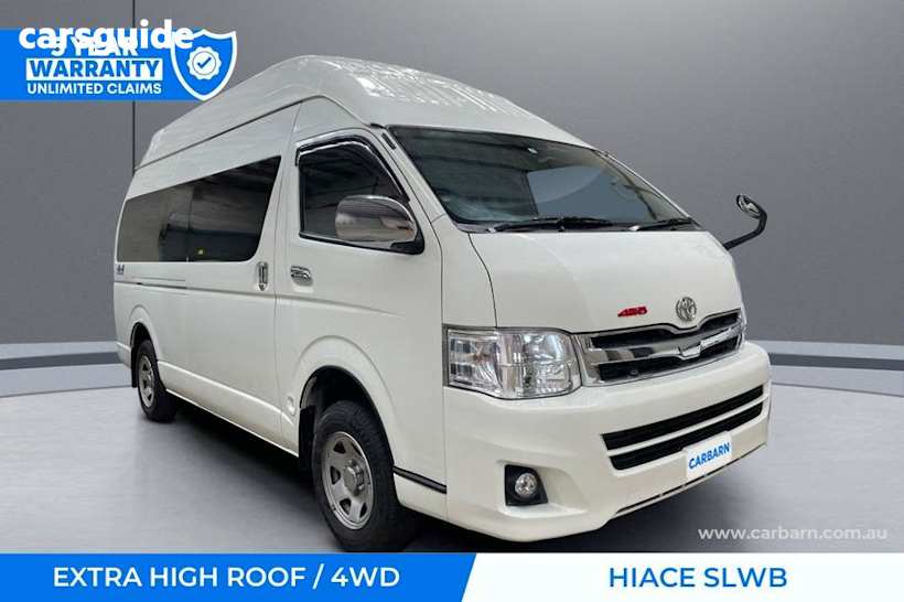 White 2011 Toyota HiAce Commercial DX