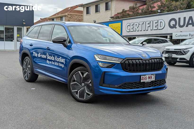 Blue 2024 Skoda Kodiaq SUV 140TSI SPORTLINE 4X4