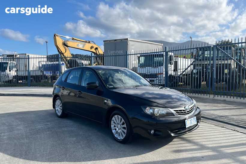 Black 2008 Subaru Impreza Hatchback Rx (Awd)