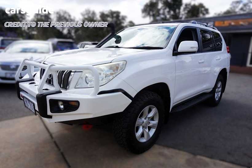 White 2012 Toyota Landcruiser Prado Wagon Gxl (4X4)