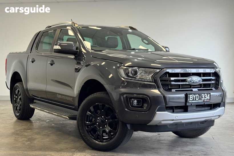 Grey 2022 Ford Ranger Double Cab Pick Up Wildtrak 2.0 (4X4)