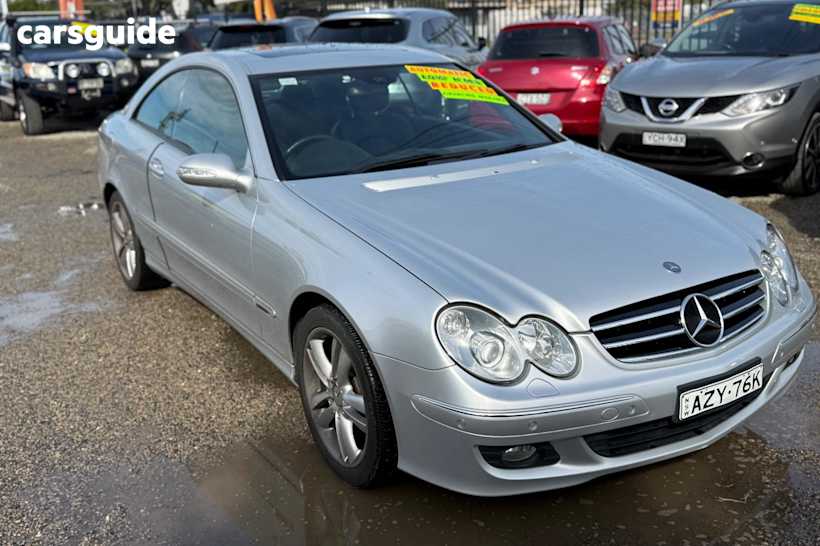 Silver 2006 Mercedes-Benz 280 Coupe AVANTGARDE C209 MY06