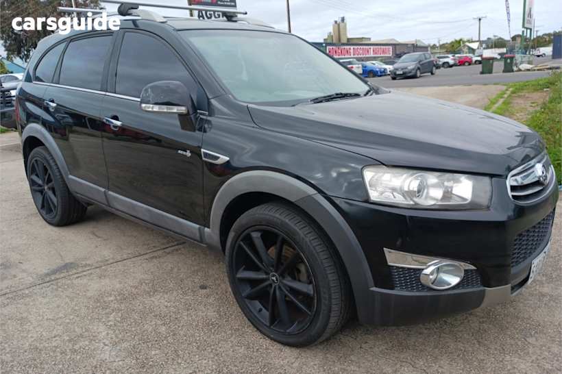 Black 2012 Holden Captiva Wagon 7 Lx (4X4)