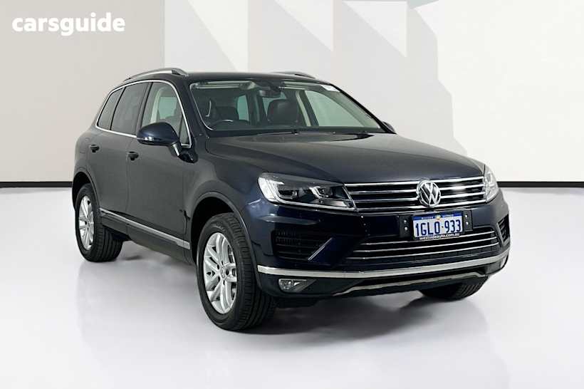 Blue 2018 Volkswagen Touareg Wagon V6 Tdi