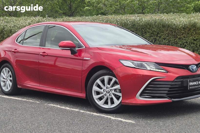 Red 2023 Toyota Camry Sedan ASCENT F
