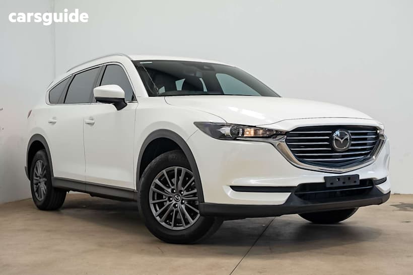 White 2022 Mazda CX-8 SUV SPORT F