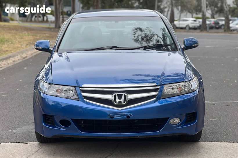 Blue 2007 Honda Accord Euro Sedan