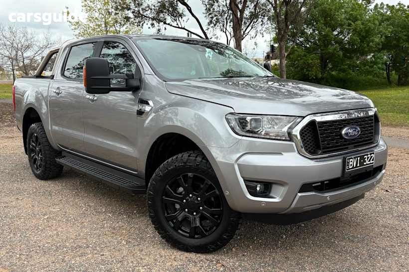 Silver 2021 Ford Ranger Ute Tray XLT 4X4