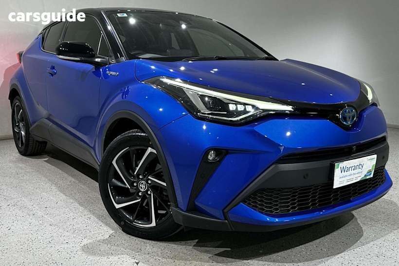 Blue 2021 Toyota C-HR SUV KOBA F