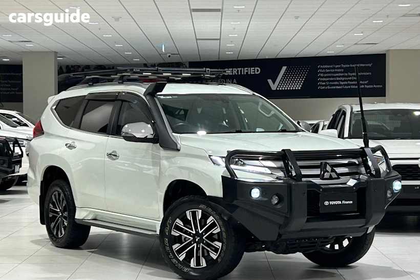 White 2021 Mitsubishi Pajero Sport Wagon Exceed (4X4) 7 Seat