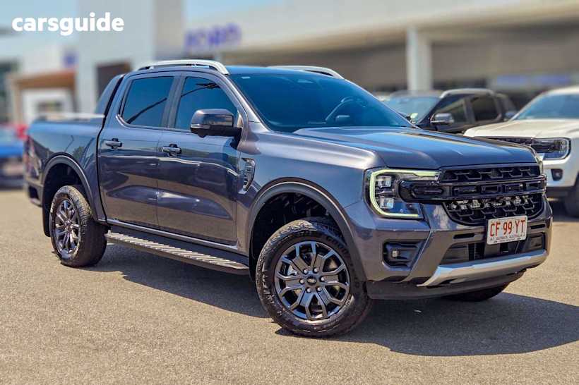 Grey 2024 Ford Ranger Ute Tray WILDTRAK 4X4