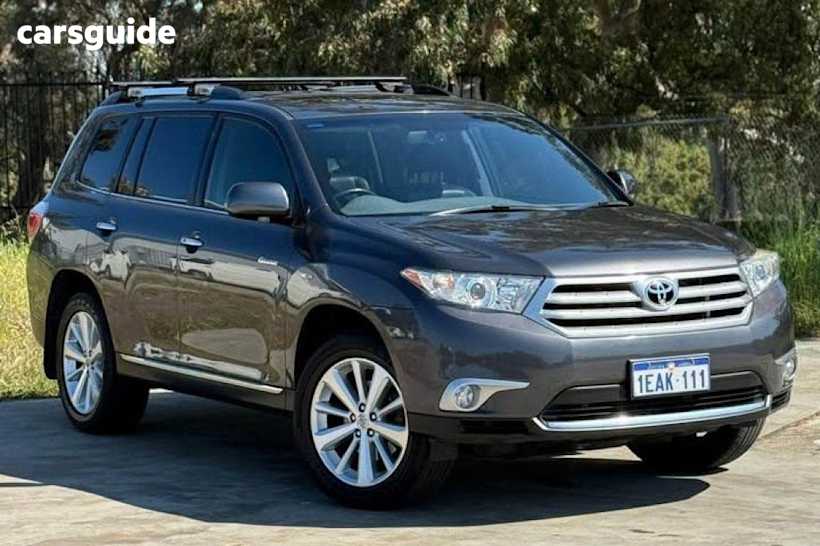 Grey 2012 Toyota Kluger SUV GRANDE F