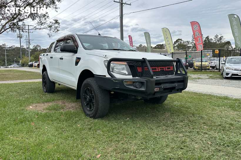 White 2013 Ford Ranger Crew Cab Chassis Xl 2.2 (4X4)