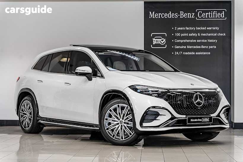 White 2023 Mercedes-Benz EQS SUV EQS450 4WD