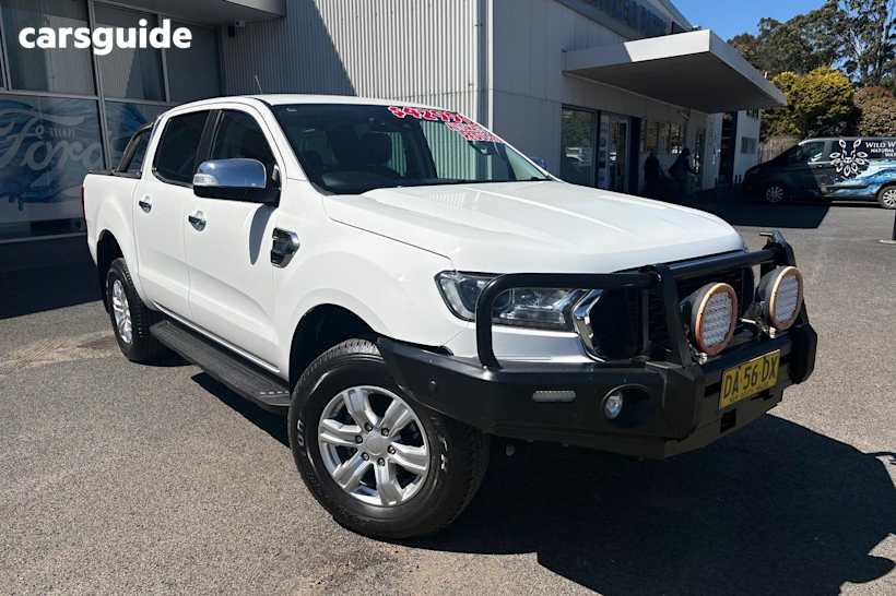 White 2021 Ford Ranger Ute Tray XLT 4X4