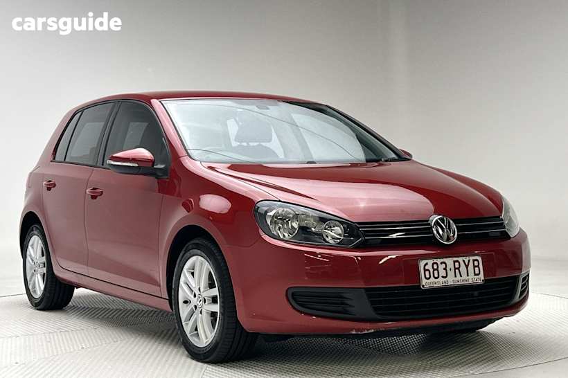 Red 2011 Volkswagen Golf Hatchback 103 Tdi Comfortline