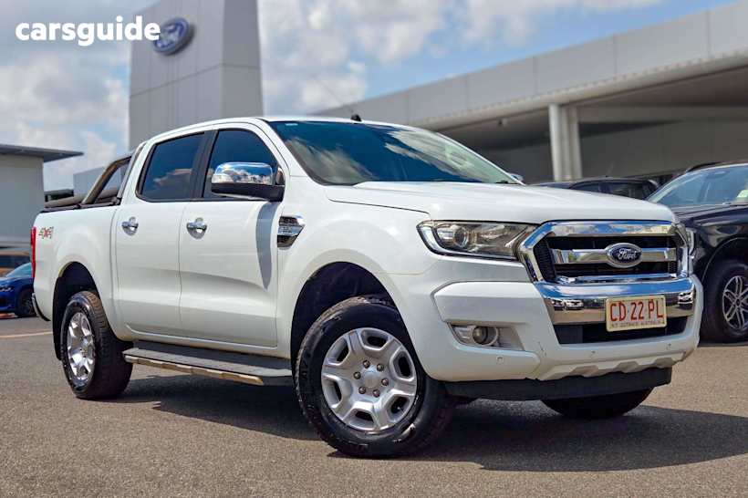 White 2018 Ford Ranger Ute Tray XLT 4X4