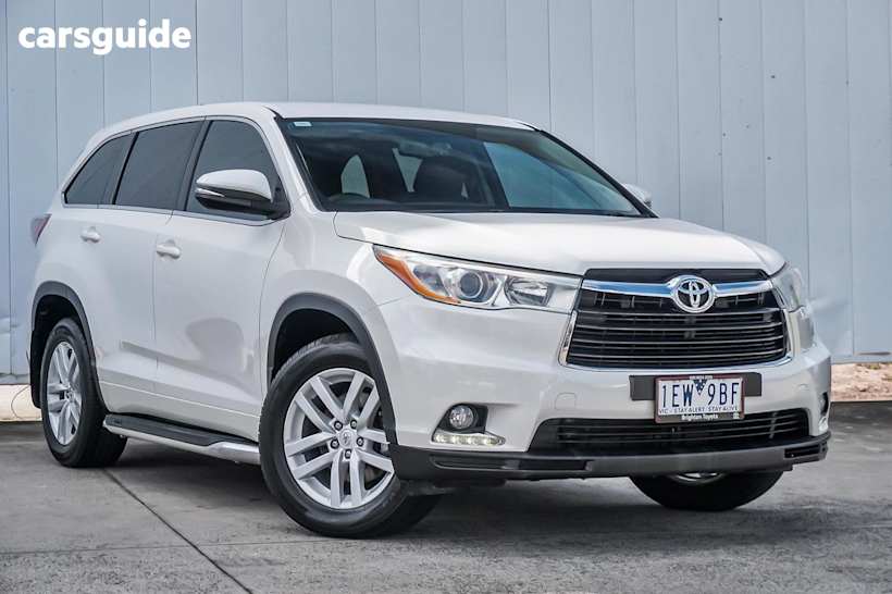 White 2015 Toyota Kluger Wagon Gx (4X2)