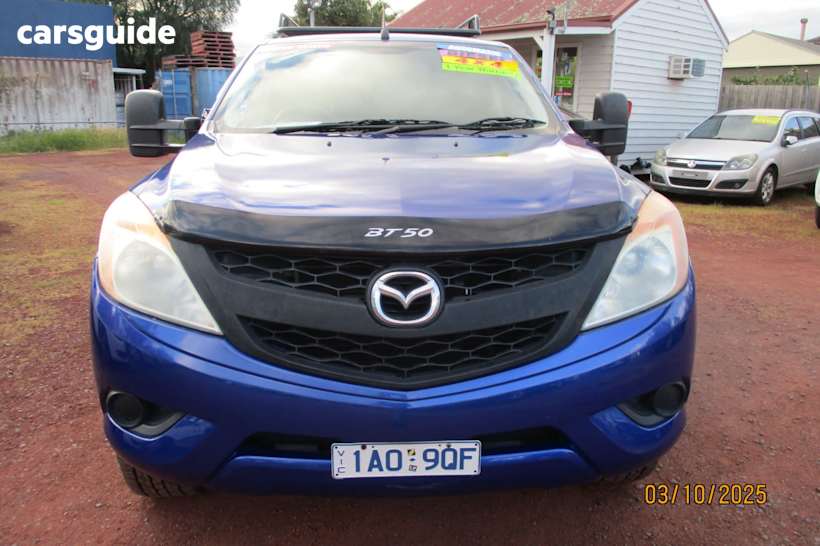 Blue 2014 Mazda BT-50 Dual Cab Utility Xt (4X2)
