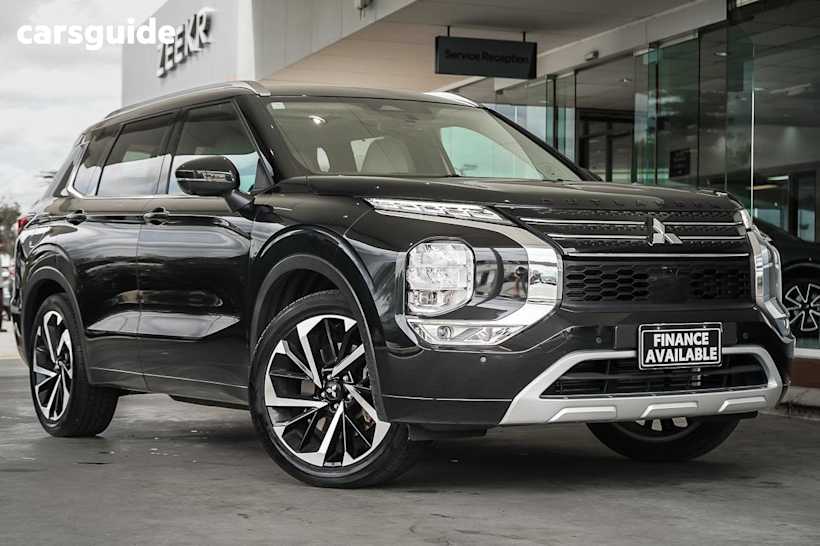 Black 2024 Mitsubishi Outlander Wagon Exceed 7 Seat (Awd)