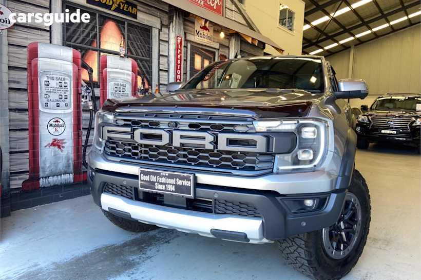 Grey 2022 Ford Ranger Ute Tray RAPTOR 4X4