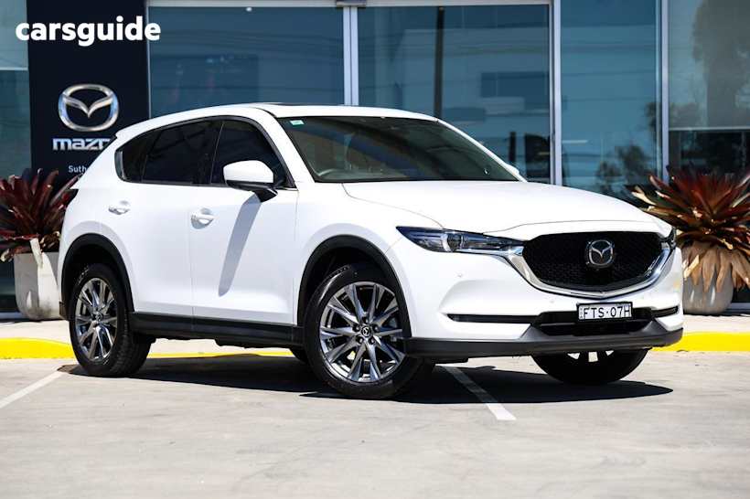 White 2021 Mazda CX-5 Wagon Akera Turbo (Awd)