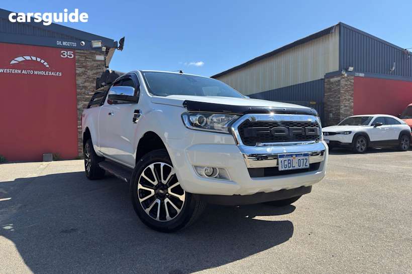 White 2016 Ford Ranger Ute Tray XLT 4X4