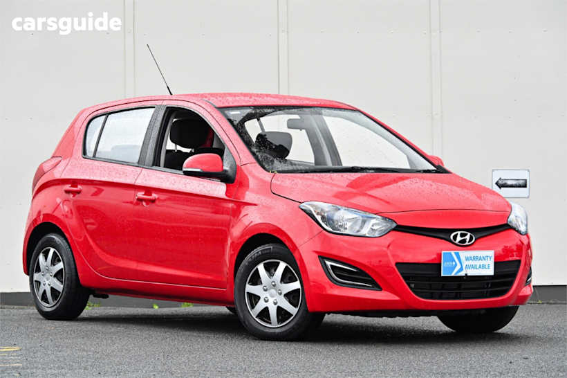 Red 2012 Hyundai I20 Hatch ACTIVE F