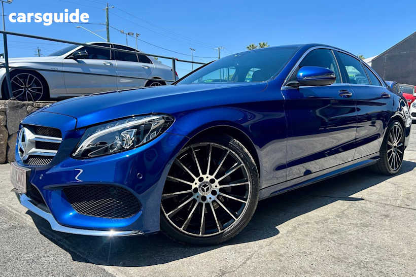 Blue 2017 Mercedes-Benz C-CLASS Sedan C200 R