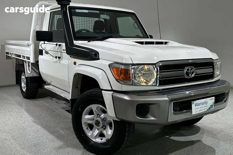 White 2022 Toyota Landcruiser Ute Tray GXL 4X4