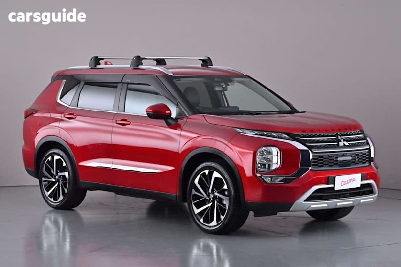 Red 2023 Mitsubishi Outlander Wagon Aspire 7 Seat (2Wd)