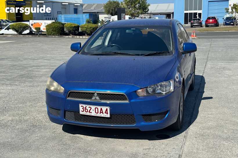Blue 2009 Mitsubishi Lancer Hatchback Es Sportback