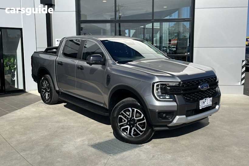 Silver 2024 Ford Ranger Ute Tray ULTRA HYBRID 4WD