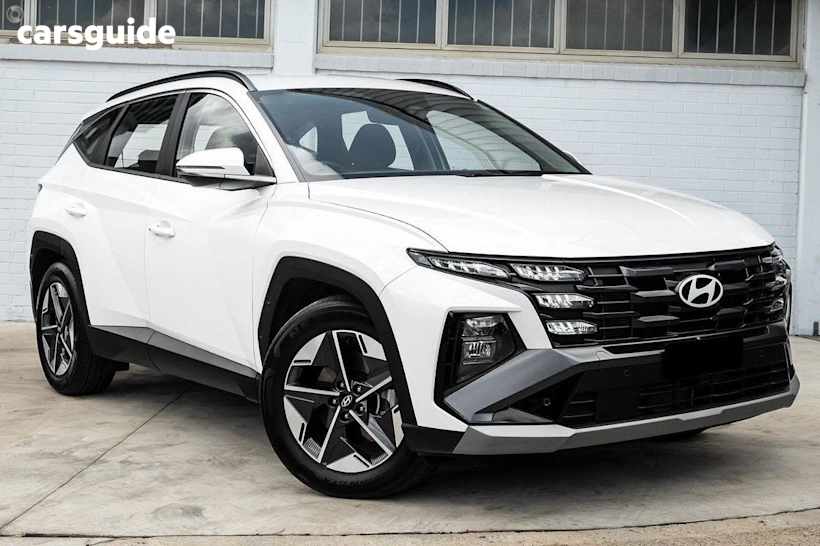 White 2025 Hyundai Tucson SUV NX4.V4 F