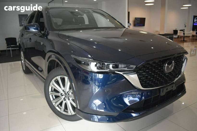 Blue 2025 Mazda CX-5 SUV G35 AKERA 4X4