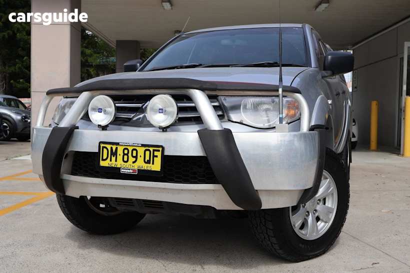 Silver 2010 Mitsubishi Triton Double Cab Utility Gl-R (4X4)