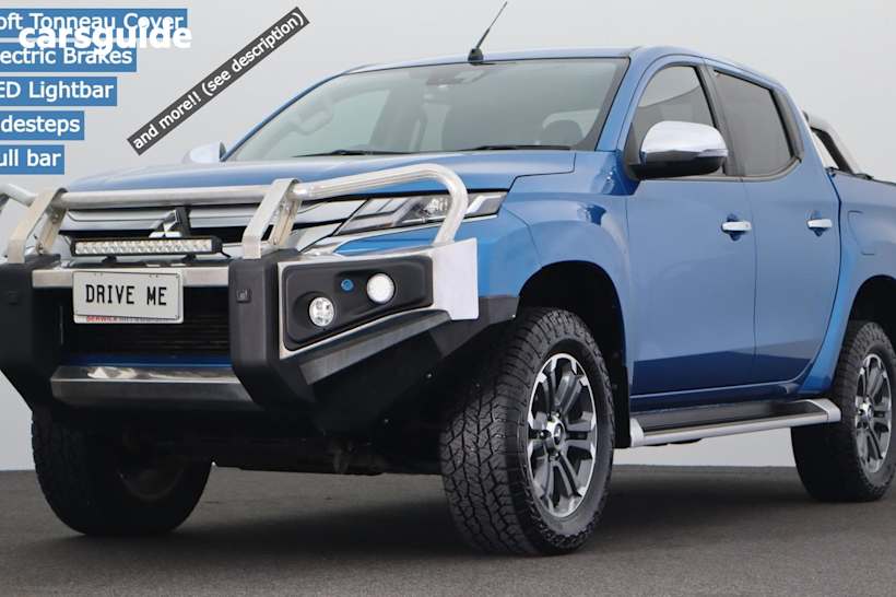 Blue 2020 Mitsubishi Triton Ute Tray GLS 4X4